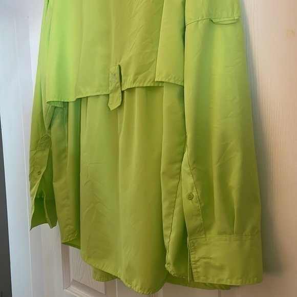 REEL Legends Lime Green Fishing Shirt - Medium - Picture 11 of 11